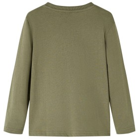 Kinder-Langarmshirt Khaki 116