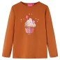 Kinder-Langarmshirt Cognac 140 Kinder-Langarmshirt Cognac 140