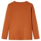 Kinder-Langarmshirt Cognac 140 Kinder-Langarmshirt Cognac 140