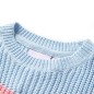 Kinderpullover Gestrickt Blau 116 Kinderpullover Gestrickt Blau 116
