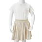Kinderkleid mit Kurzen Ärmeln Ecru 92 Kinderkleid mit Kurzen Ärmeln Ecru 92