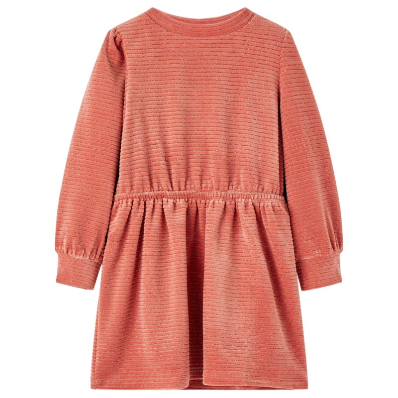 Kinderkleid mit Langen Ärmeln Mittelrosa 116 Kinderkleid mit Langen Ärmeln Mittelrosa 116