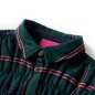 Kinderkleid mit Langen Ärmeln und Rüschen Dunkelgrün 140 Kinderkleid mit Langen Ärmeln und Rüschen Dunkelgrün 140