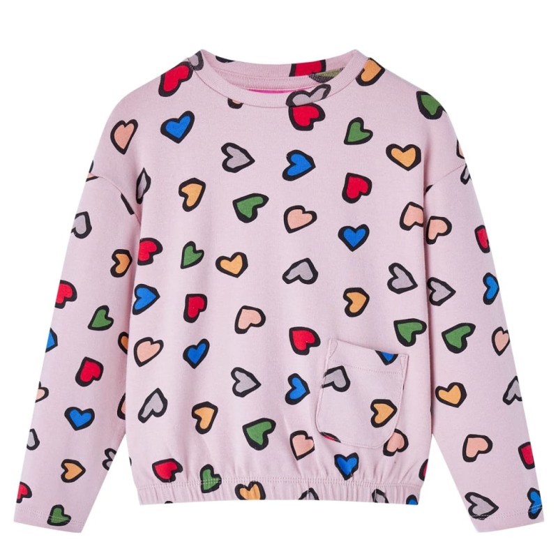 Kinder-Sweatshirt Rosa 116 Kinder-Sweatshirt Rosa 116