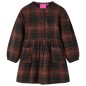 Kinderkleid mit Langen Ärmeln Cognac 116 Kinderkleid mit Langen Ärmeln Cognac 116
