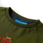 Kinder-Langarmshirt Dunkles Khaki 116 Kinder-Langarmshirt Dunkles Khaki 116