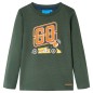 Kinder-Langarmshirt Dunkelgrün 92 Kinder-Langarmshirt Dunkelgrün 92