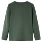 Kinder-Langarmshirt Dunkelgrün 92 Kinder-Langarmshirt Dunkelgrün 92