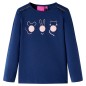 Kinder-Langarmshirt Marineblau 92 Kinder-Langarmshirt Marineblau 92
