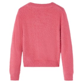 Kinderpullover Gestrickt Altrosa 116