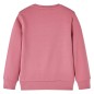 Kinder-Sweatshirt Samt-Patchwork Himbeerrosa 128 Kinder-Sweatshirt Samt-Patchwork Himbeerrosa 128