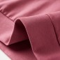 Kinder-Sweatshirt Samt-Patchwork Himbeerrosa 128 Kinder-Sweatshirt Samt-Patchwork Himbeerrosa 128