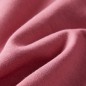 Kinder-Sweatshirt Samt-Patchwork Himbeerrosa 128 Kinder-Sweatshirt Samt-Patchwork Himbeerrosa 128