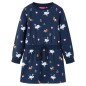 Kinderkleid mit Langen Ärmeln Marineblau 128 Kinderkleid mit Langen Ärmeln Marineblau 128