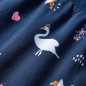 Kinderkleid mit Langen Ärmeln Marineblau 128 Kinderkleid mit Langen Ärmeln Marineblau 128