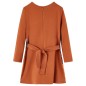 Kinderkleid mit Langen Ärmeln Cognac 104 Kinderkleid mit Langen Ärmeln Cognac 104