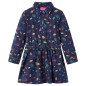 Kinderkleid mit Langen Ärmeln Marineblau 140 Kinderkleid mit Langen Ärmeln Marineblau 140