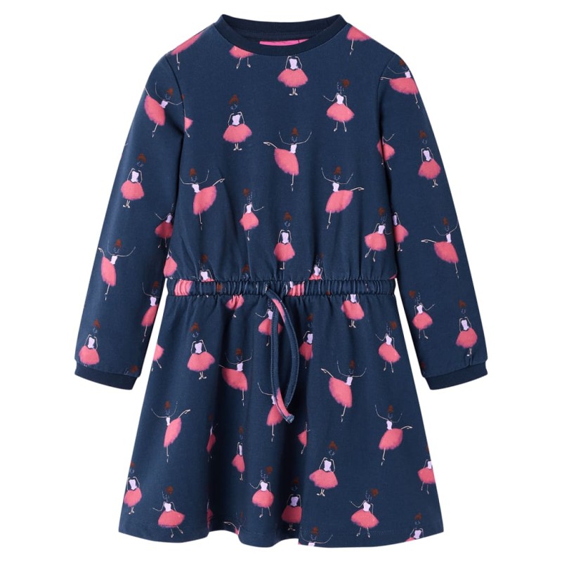 Kinderkleid Marineblau 116 Kinderkleid Marineblau 116