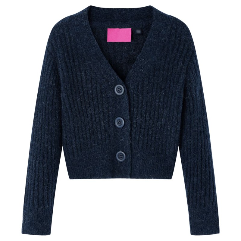 Kinder-Strickjacke Marineblau 140 Kinder-Strickjacke Marineblau 140