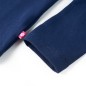 Kinder-Langarmshirt Marineblau 116 Kinder-Langarmshirt Marineblau 116