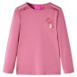Kinder-Langarmshirt Himbeerrosa 116 Kinder-Langarmshirt Himbeerrosa 116