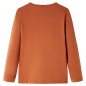 Kinder-Langarmshirt Cognac 128 Kinder-Langarmshirt Cognac 128