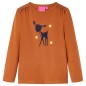 Kinder-Langarmshirt Cognac 104 Kinder-Langarmshirt Cognac 104