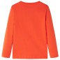 Kinder-Langarmshirt Hellorange 104 Kinder-Langarmshirt Hellorange 104
