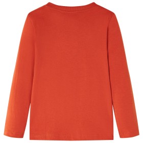 Kinder-Langarmshirt Orange 92