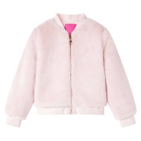 Kinderjacke Kunstpelz Zartrosa 104
