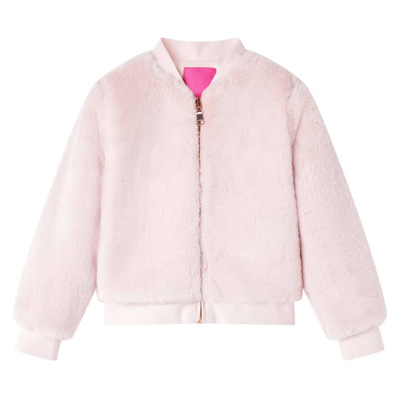 Kinderjacke Kunstpelz Zartrosa 104 Kinderjacke Kunstpelz Zartrosa 104