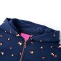 Kinder-Kapuzenpullover Marineblau 128 Kinder-Kapuzenpullover Marineblau 128