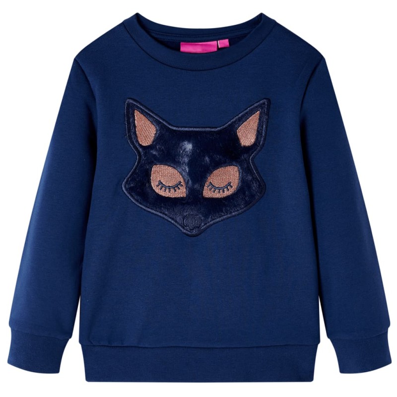 Kinder-Sweatshirt Marineblau 128 Kinder-Sweatshirt Marineblau 128