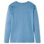 Kinder-Langarmshirt Mittelblau 104 Kinder-Langarmshirt Mittelblau 104