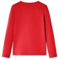 Kinder-Langarmshirt Rot 140 Kinder-Langarmshirt Rot 140