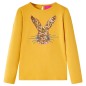 Kinder-Langarmshirt Ocker 104 Kinder-Langarmshirt Ocker 104