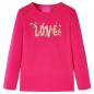 Kinder-Langarmshirt Knallrosa 128 Kinder-Langarmshirt Knallrosa 128