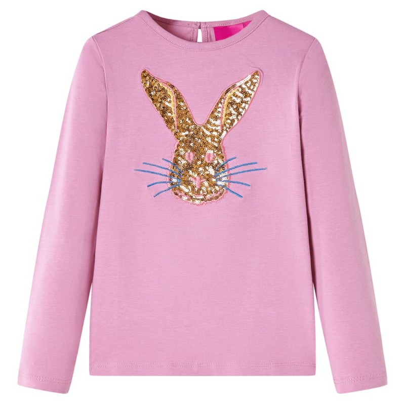 Kinder-Langarmshirt Dunkelrosa 116 Kinder-Langarmshirt Dunkelrosa 116