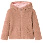 Kinder-Kapuzenjacke Teddy-Kunstpelz Heller Cognac 92 Kinder-Kapuzenjacke Teddy-Kunstpelz Heller Cognac 92