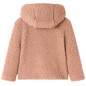 Kinder-Kapuzenjacke Teddy-Kunstpelz Heller Cognac 92 Kinder-Kapuzenjacke Teddy-Kunstpelz Heller Cognac 92