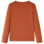 Kinder-Langarmshirt Cognac 104