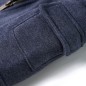 Kinder-Kapuzenpullover mit Reißverschluss Dunkelblau Melange 92 Kinder-Kapuzenpullover mit Reißverschluss Dunkelblau Melange 92