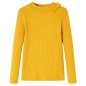 Kinder-Langarmshirt Ocker 128