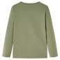 Kinder-Langarmshirt Khaki 92 Kinder-Langarmshirt Khaki 92