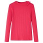 Kinder-Langarmshirt Knallrosa 128 Kinder-Langarmshirt Knallrosa 128