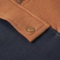 Kinder-Kapuzenpullover mit Halbem Reißverschluss Anthrazit Cognac 116 Kinder-Kapuzenpullover mit Halbem Reißverschluss Anthrazit Cognac 116