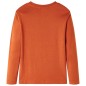 Kinder-Langarmshirt Rostbraun 116 Kinder-Langarmshirt Rostbraun 116