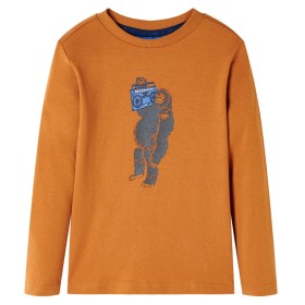 Kinder-Langarmshirt Dunkelocker 104