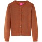 Kinder-Strickjacke Cognac 116 Kinder-Strickjacke Cognac 116