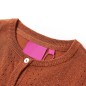 Kinder-Strickjacke Cognac 116 Kinder-Strickjacke Cognac 116